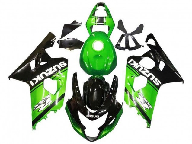 Comprare Carena Moto Suzuki GSXR 600 / GSXR 750 2004-2005 - Verde Nero Bianco