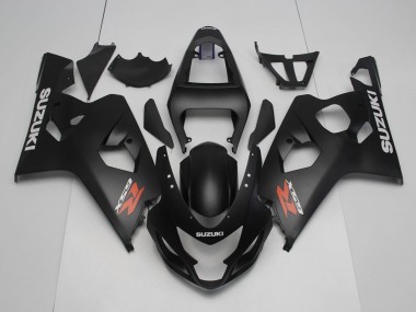 Comprare Carena Moto Suzuki GSXR 600 / GSXR 750 2004-2005 - Nero Opaco Rosso Bianco