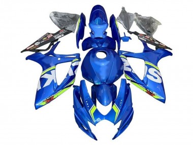 Comprare Carena Moto Suzuki GSXR 600 / GSXR 750 2006-2007 - Blu Bianco Verde