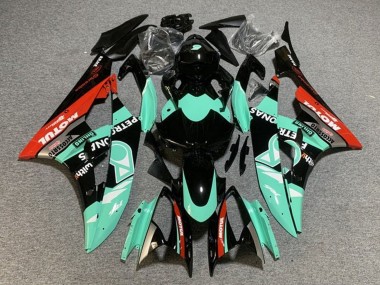 Comprare Carena Moto Yamaha YZF R6 2006-2007 - Verde Chiaro Rosso Nero Petronas Motul
