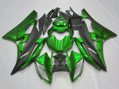Comprare Carena Moto Yamaha YZF R6 2006-2007 - Verde Nero Opaco