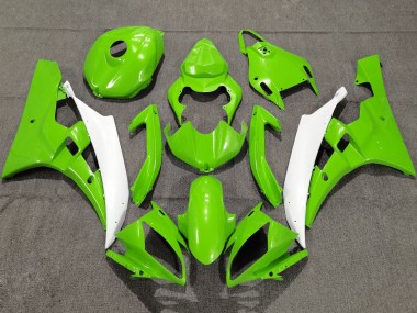 Comprare Carena Moto Yamaha YZF R6 2006-2007 - Verde Bianco