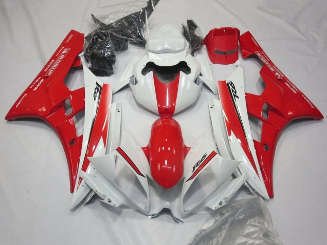 Comprare Carena Moto Yamaha YZF R6 2006-2007 - Bianco Rosso Motul Michelin