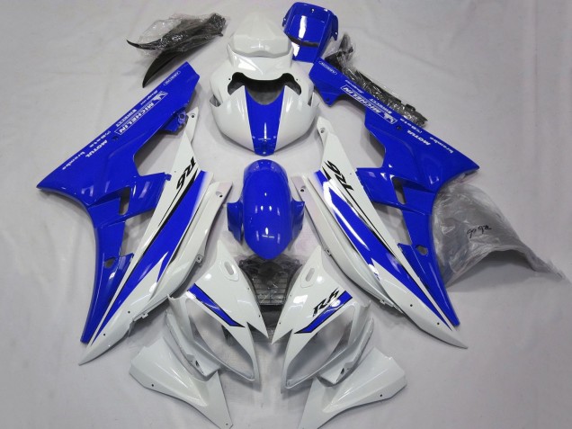Comprare Carena Moto Yamaha YZF R6 2006-2007 - Bianco Blu Motul Michelin