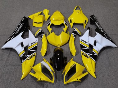 Comprare Carena Moto Yamaha YZF R6 2006-2007 - Giallo Bianco Nero Lucido Motul Michelin