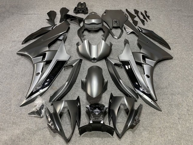 Comprare Carena Moto Yamaha YZF R6 2008-2016 - Grigio Opaco Nero Lucido
