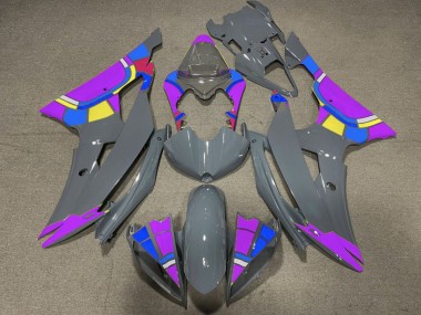 Comprare Carena Moto Yamaha YZF R6 2008-2016 - Nardo Grigio Viola Ruota dei Colori