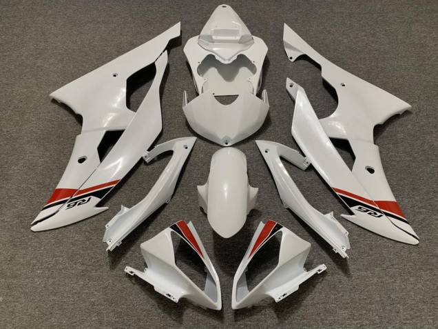 Comprare Kit Carena Moto Completo Yamaha YZF R6 2008-2016 - Bianco Perla Rosso