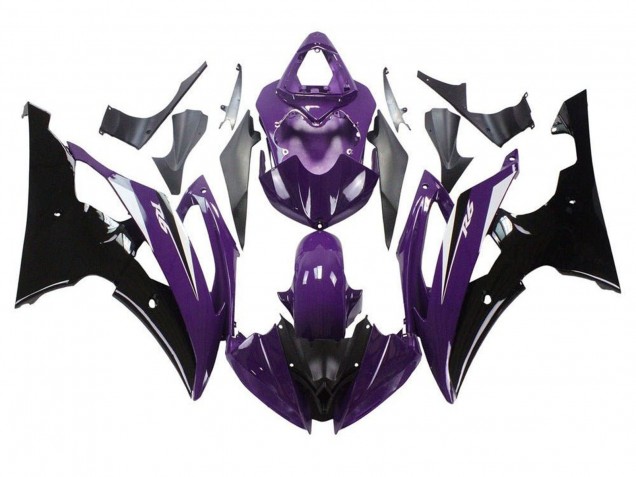 Comprare Carena Moto Yamaha YZF R6 2008-2016 - Viola Nero Lucido