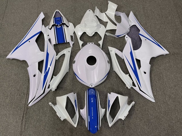 Comprare Kit Carena Moto Yamaha YZF R6 2008-2016 - Bianco Blu