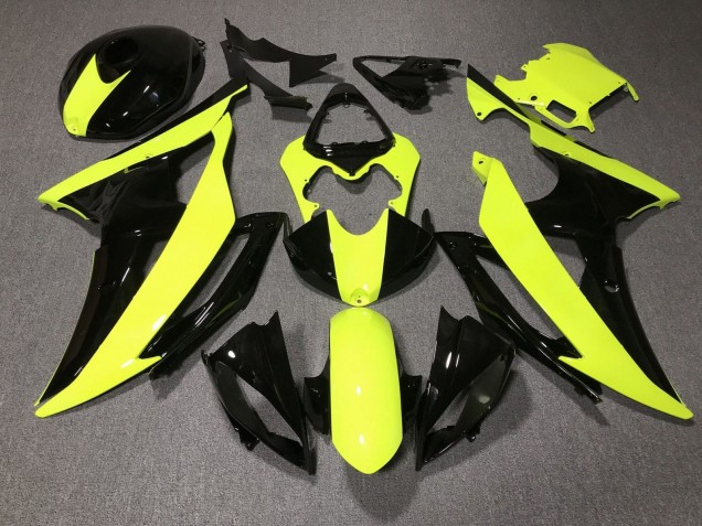Comprare Carena Moto Yamaha YZF R6 2008-2016 - Giallo Nero Lucido