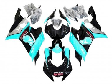 Comprare Carena Moto Yamaha YZF R6 2017-2023 - Turchese Blu Nero Lucido Petronas
