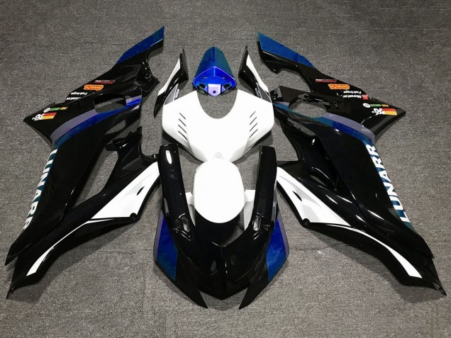Comprare Carena Moto Yamaha YZF R6 2017-2023 - Bianco Blu Nero Lucido