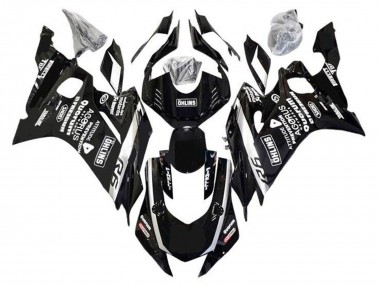 Comprare Carena Moto Yamaha YZF R6 2017-2023 - Nero Bianco Ohlins