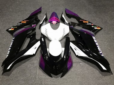 Comprare Carena Moto Yamaha YZF R6 2017-2023 - Bianco Viola Nero Lucido