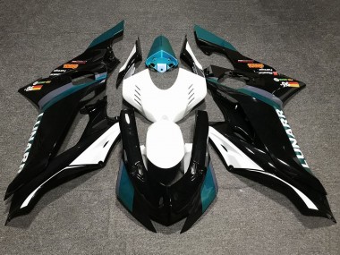 Comprare Carena Moto Yamaha YZF R6 2017-2023 - Bianco Blu Verde Acqua Nero Lucido