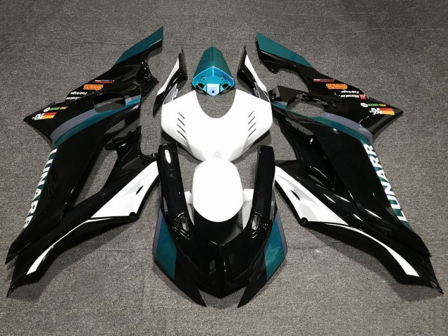 Comprare Carena Moto Yamaha YZF R6 2017-2023 - Bianco Blu Verde Acqua Nero Lucido