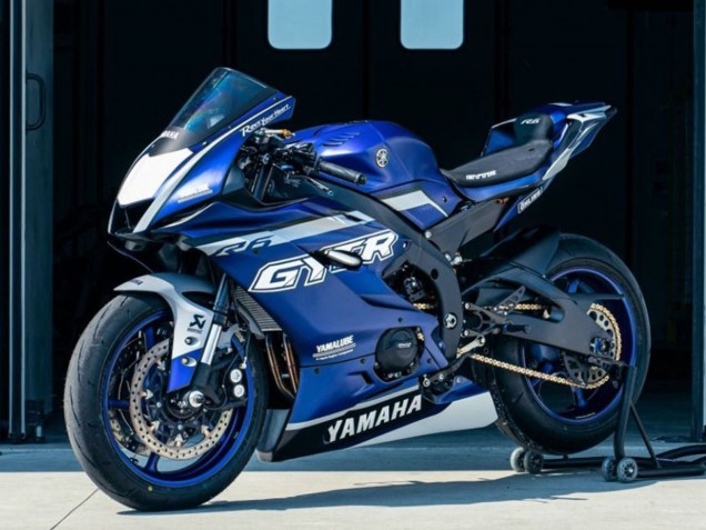 Comprare Carena Moto Yamaha YZF R6 2017-2023 - Blu Argento GYTR