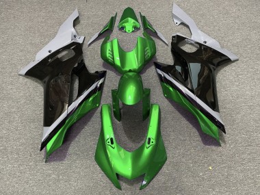 Comprare Carena Moto Yamaha YZF R6 2017-2023 - Grigio Verde Nero Lucido