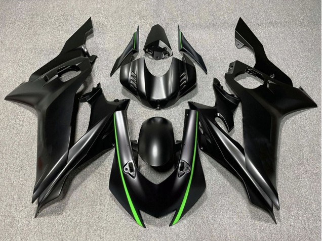 Comprare Carena Moto Yamaha YZF R6 2017-2023 - Nero Opaco Verde