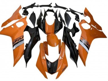Comprare Carena Moto Yamaha YZF R6 2017-2023 - Arancia Argento Nero Lucido