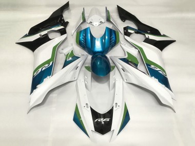 Comprare Carena Moto Yamaha YZF R6 2017-2023 - Bianco Blu Verde Nero