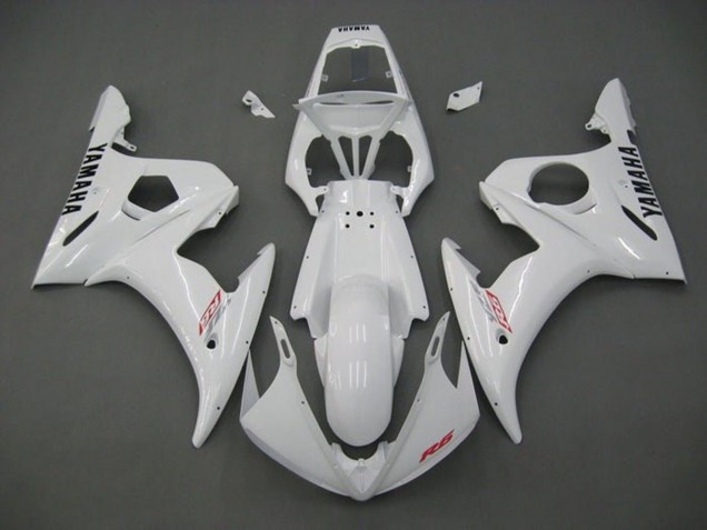 Comprare Carena Moto Yamaha YZF R6 2005 - Bianco Rosso Nero