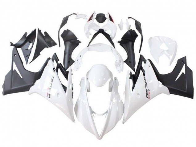 Comprare Carena Moto Triumph Daytona 675 Triple 2013-2016 - Bianco Nero Opaco
