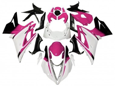 Comprare Carena Moto Triumph Daytona 675 Triple 2013-2016 - Bianco Rosa Nero Lucido