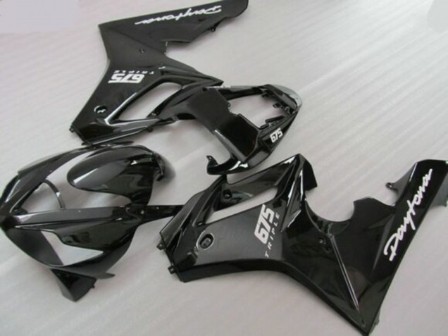 Comprare Carena Moto Triumph Daytona 675 Triple 2006-2008 - Nero Lucido Nero Opaco