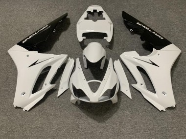Comprare Carena Moto Triumph Daytona 675 Triple 2006-2008 - Bianco Nero Lucido