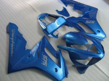 Comprare Carena Moto Triumph Daytona 675 Triple 2006-2008 - Blu Argento Decals