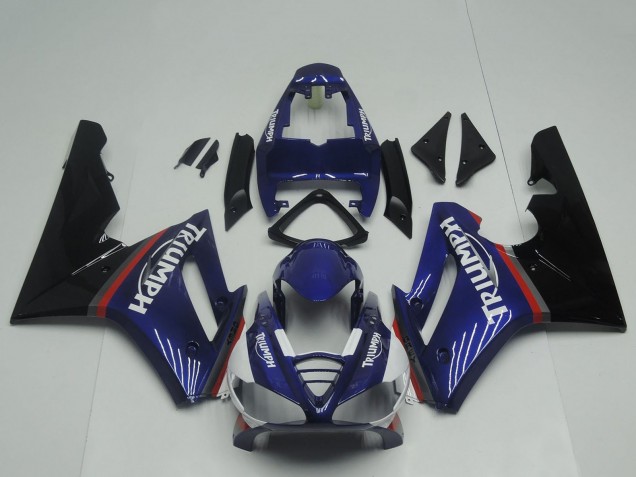 Comprare Carena Moto Triumph Daytona 675 Triple 2009-2012 - Blu Rosso Nero Lucido