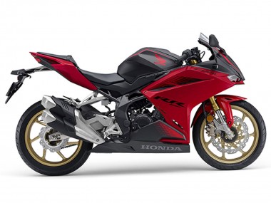 Comprare Carena Moto Honda CBR250RR 2017-2022 - Rosso Nero Opaco