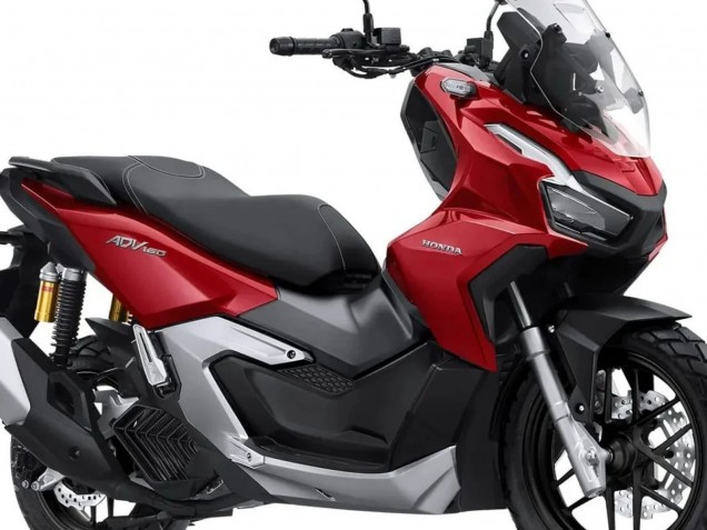 Comprare Carena Moto Honda ADV160 2022-2024 - Argento Rosso Nero Opaco