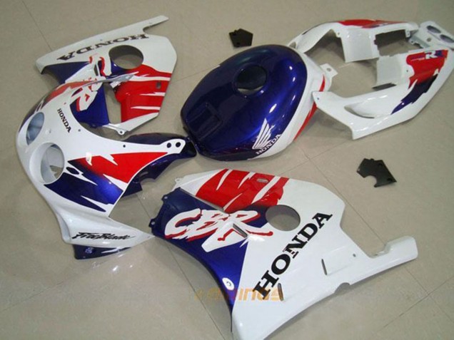 Comprare Carena Moto Honda CBR250RR MC22 1990-1998 - Bianco Rosso Blu