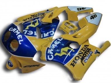 Comprare Carena Moto Honda CBR250RR MC22 1990-1998 - Giallo Blu Cammello Motul