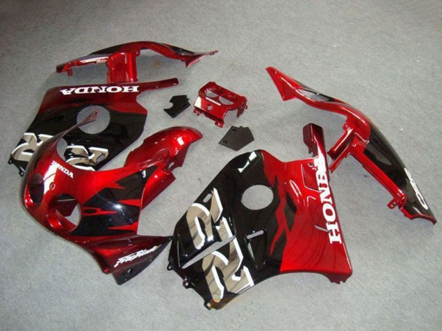 Comprare Carena Moto Honda CBR250RR MC22 1990-1998 - Rosso Nero Lucido