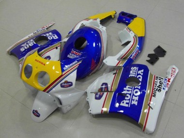 Comprare Carena Moto Honda CBR250RR MC22 1990-1998 - Bianco Blu Giallo Rothmans