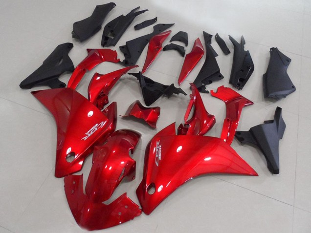 Comprare Carena Moto Honda CBR250RR 2011-2015 - Rosso Nero Opaco