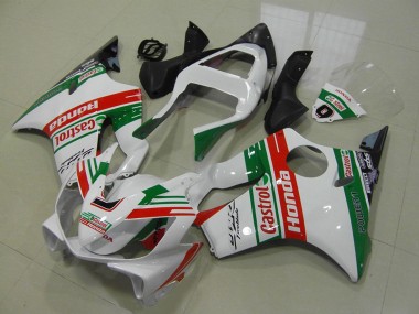 Comprare Carena Moto Honda CBR600 F4i 2001-2003 - Bianco Rosso Verde Castrol