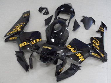 Comprare Carena Moto Honda CBR600RR 2003-2004 - Nero Lucido Oro Repsol