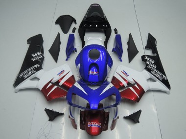 Comprare Carena Moto Honda CBR600RR 2003-2004 - Bianco Rosso Blu Nero Lucido HRC