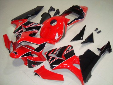 Comprare Carena Moto Honda CBR600RR 2003-2004 - Rosso Nero Lucido