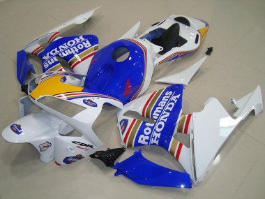Comprare Carena Moto Honda CBR600RR 2003-2004 - Bianco Blu Giallo Rothmans