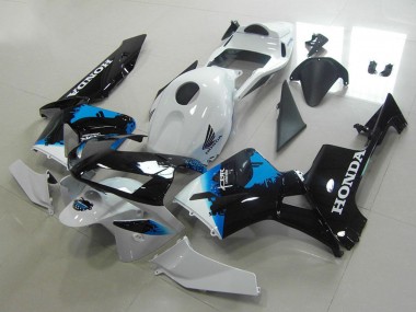 Comprare Carena Moto Honda CBR600RR 2003-2004 - Bianco Blu Nero Lucido