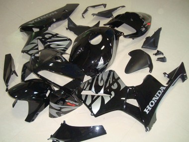 Comprare Carena Moto Honda CBR600RR 2005-2006 - Nero Lucido Argento Fiamma