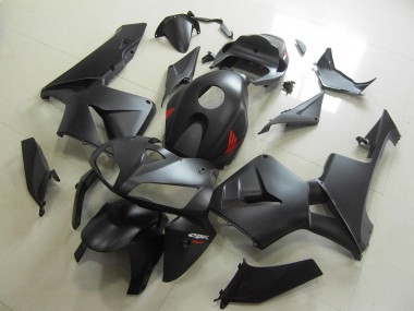 Comprare Carena Moto Honda CBR600RR 2005-2006 - Nero Opaco Rosso Decal