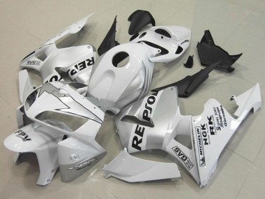 Comprare Carena Moto Honda CBR600RR 2005-2006 - Bianco Argento Nero Repsol