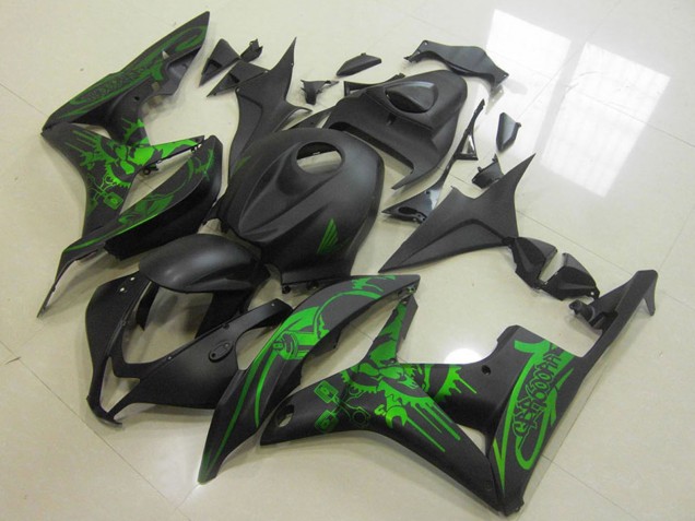 Comprare Carena Moto Honda CBR600RR 2007-2008 - Verde Nero Opaco Cranio